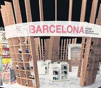 Así será el stand de Barcelona en la feria porteña, que se realizará a partir del 25 de abril.