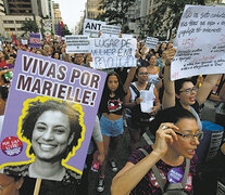 El 8M fue recordada Marielle Franco, cuyo asesinato aún sigue sin ser esclarecido. (Fuente: AFP) (Fuente: AFP) (Fuente: AFP)