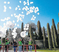 En el acto de ayer se soltaron 192 globos, el número de muertos del atentado terrorista del 11M. (Fuente: EFE) (Fuente: EFE) (Fuente: EFE)