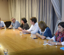 De la reunión participaron Fein, funcionarios, gremialistas y carroceros. (Fuente: Andres Macera) (Fuente: Andres Macera) (Fuente: Andres Macera)