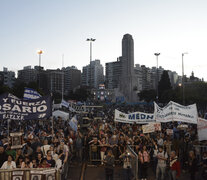 La organización estimó que más de 60 mil personas marcharon en Rosario. (Fuente: Sebastián Joel Vargas) (Fuente: Sebastián Joel Vargas) (Fuente: Sebastián Joel Vargas)