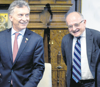 Mauricio Macri y Roberto Cardarelli repiten una y otra vez que lo peor ya pasó. (Fuente: NA) (Fuente: NA) (Fuente: NA)