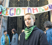 Ana Belatti, presidenta del Centro de Estudiantes del colegio Carlos Pellegrini. (Fuente: Télam) (Fuente: Télam) (Fuente: Télam)