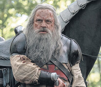 Hamill en Knightfall, un aspecto bastante más salvaje que el de su personaje jedi.