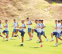 Los jugadores se entrenaron por la mañana en Salvador y por la tarde viajaron hacia Belo Horizonte.