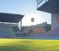 El estadio del Burgos Fútbol Club, que se desempeña en la Segunda División B de España.