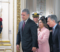Macri y Duque se mostraron con sus esposas.
