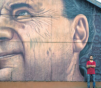 El mural está a 200 metros de la casa natal del autor de Glosa.