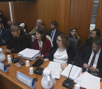 El fiscal Moreno y su equipo argumentó el planteo y la condena requerida. (Fuente: Sebastián Granata) (Fuente: Sebastián Granata) (Fuente: Sebastián Granata)