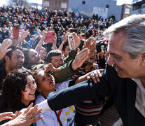 Alberto Fernández llega por primera vez a Rosario como candidato. (Fuente: Télam) (Fuente: Télam) (Fuente: Télam)