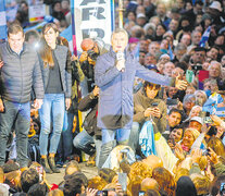 María Eugenia Vidal, Guillermo Montenegro y Mauricio Macri. (Fuente: Télam) (Fuente: Télam) (Fuente: Télam)