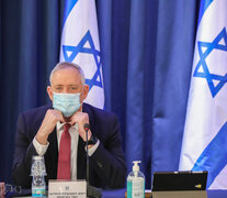Benny Gantz, socio de gobierno de Netanyahu.  (Fuente: AFP) (Fuente: AFP) (Fuente: AFP)