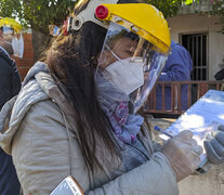 Equipos en la calle contactaron a quienes estuvieron en el centro de salud de Pérez. (Fuente: Edson Hudson /Municipalidad de Pérez) (Fuente: Edson Hudson /Municipalidad de Pérez) (Fuente: Edson Hudson /Municipalidad de Pérez)