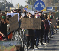 &amp;quot;Queremos respirar&amp;quot;, gritaban los manifestantes (Fuente: Sebastián Granata) (Fuente: Sebastián Granata) (Fuente: Sebastián Granata)