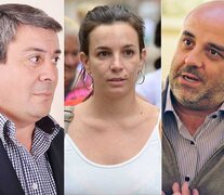 Marcelo Andrada, de Recolectores y los diputados del PJ Lucila de Ponti y Luis Rubeo.