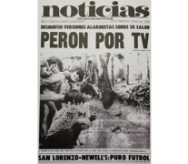 Tapa del diario Noticias (24/11/1973).