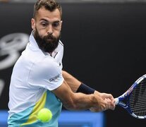 Benoit Paire, positivo de coronavirus en la burbuja de Nueva York. (Fuente: AFP) (Fuente: AFP) (Fuente: AFP)