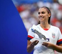 Alex Morgan es una de las mejores jugadoras del mundo. (Fuente: AFP) (Fuente: AFP) (Fuente: AFP)