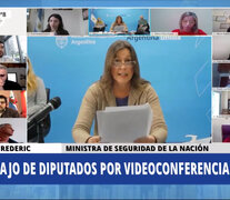 Frederic abrió el debate por la violencia institucional.