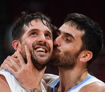 Laprovittola y Campazzo en el último Mundial de básquet. (Fuente: NA) (Fuente: NA) (Fuente: NA)