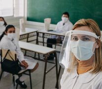  En San Juan, catorce distritos comienzan las clases el lunes con la implementación de protocolos sanitarios para evitar contagios de coronavirus. (Fuente: NA) (Fuente: NA) (Fuente: NA)