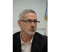 El ministro de Seguridad Marcelo Sain. (Fuente: Sebastián Vargas) (Fuente: Sebastián Vargas) (Fuente: Sebastián Vargas)