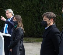 Alberto Fernández encabezó la presentación desde la quinta de Olivos.