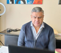 Claudio Tapia, presidente de la AFA, participó de la sesión virtual. (Fuente: NA) (Fuente: NA) (Fuente: NA)