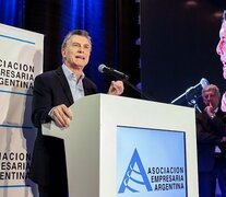 El ex presidente Macri, en el último encuentro de AEA, en 2019 (Fuente: Télam) (Fuente: Télam) (Fuente: Télam)