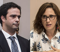 Los fiscales Santiago Eyherabide y Cecilia Incardona.