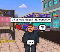 Del &amp;quot;atendedor de boludos&amp;quot; a José de San Martín y de Myriam Bregman a Moria Casán, el &amp;quot;pop&amp;quot; local baña Argentina 8-bit. (Fuente: Argentina 8-bit | Prensa) (Fuente: Argentina 8-bit | Prensa) (Fuente: Argentina 8-bit | Prensa)