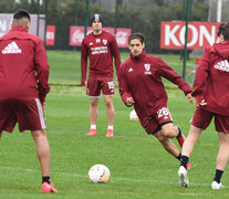 Entrenamiento dominical en el River Camp (Fuente: Prensa River) (Fuente: Prensa River) (Fuente: Prensa River)