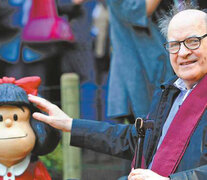 La palabra de Quino sobre Mafalda. (Fuente: AFP) (Fuente: AFP) (Fuente: AFP)