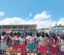 El 8M de 2018, las zapatistas organizaron en Chiapas el Primer Encuentro Internacional, político, artístico, deportivo y cultural de Mujeres que Luchan. (Fuente: Milena Pafundi) (Fuente: Milena Pafundi) (Fuente: Milena Pafundi)