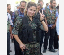 Rehana fue una heroína de las combatientes kurdas, una cabeza de Medusa para los jihadistas