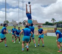 Entrenamiento de Los Pumas en Australia. (Fuente: Twitter Los Pumas) (Fuente: Twitter Los Pumas) (Fuente: Twitter Los Pumas)