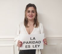 Cattalini: “Las mujeres tenemos que luchar por los derechos”.