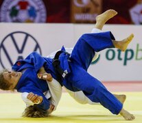 Paula Pareto, en Budapest. (Fuente: International Judo Federation) (Fuente: International Judo Federation) (Fuente: International Judo Federation)