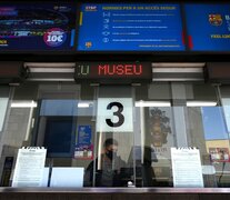 Las boleterías del Camp Nou, donde habrá 100.000 espacios vacios. (Fuente: AFP) (Fuente: AFP) (Fuente: AFP)