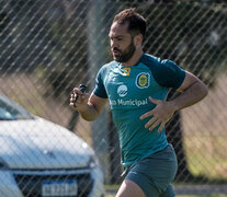 Fabián Rinaudo, recuperado, jugará el partido de suplentes. (Fuente: Prensa CARC) (Fuente: Prensa CARC) (Fuente: Prensa CARC)