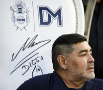 Maradona se perdería el choque entre su Gimnasia y Patronato, este viernes. (Fuente: NA) (Fuente: NA) (Fuente: NA)