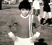 Diego Maradona, en sus épocas de Cebollita.