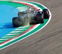 Valtteri Bottas marcó la cuarta pole del año, por delante de Lewis Hamilton. (Fuente: AFP) (Fuente: AFP) (Fuente: AFP)