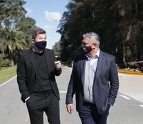 Marcelo Tinelli y &amp;quot;Chiqui&amp;quot; Tapia. (Fuente: Prensa AFA) (Fuente: Prensa AFA) (Fuente: Prensa AFA)