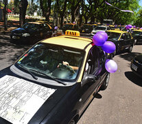 Las taxistas acusaron a &amp;quot;las cámaras de taxis, que son varones&amp;quot; (Fuente: Sebastián Granata) (Fuente: Sebastián Granata) (Fuente: Sebastián Granata)