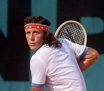 Guillermo Vilas, leyenda del tenis argentino.