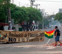 Bloqueos y protesta de la derecha en Santa Cruz de la Sierra (Fuente: EFE) (Fuente: EFE) (Fuente: EFE)