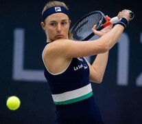 Nadia Podoroska ganó su primer partido tras haber llegado a la semifinal de Roland Garros. (Fuente: @WTALinz) (Fuente: @WTALinz) (Fuente: @WTALinz)