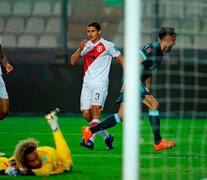 Nico González festeja el primero de la noche limeña. (Fuente: EFE) (Fuente: EFE) (Fuente: EFE)