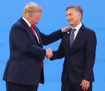 Mauricio Macri y Donald Trump, en un encuentro del G-20.